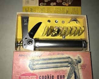 Wear-ever cookie gun $8