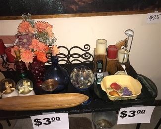 ALL ITEMS ON TABLE $3 EACH
