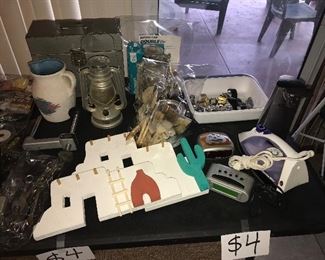 ALL ITEMS ON TABLE $4 EACH