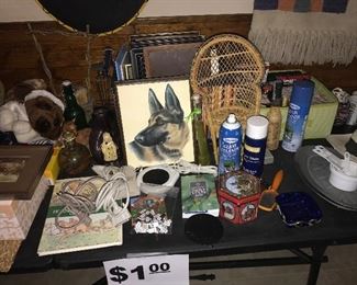 ALL ITEMS ON TABLE $1 EACH