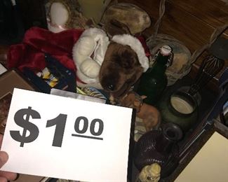 ALL ITEMS ON TABLE $1 EACH