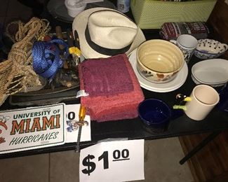 ALL ITEMS ON TABLE $1 EACH