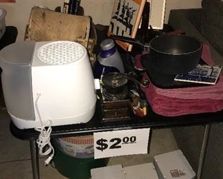 ALL ITEMS ON TABLE $2 EACH