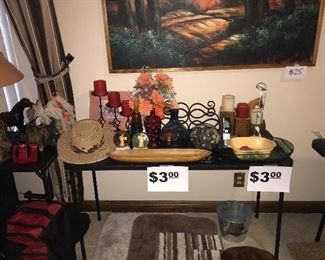 ALL ITEMS ON TABLE $3 EACH