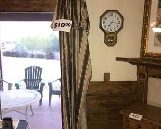 CURTAINS $10 FOR 2 PANELS