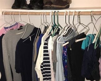 LADIES CLOTHING $1 EACH        BOOTS $5 EACH