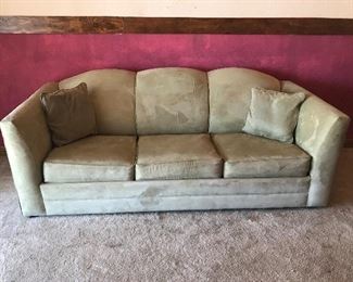 GORGEOUS SLEEPER SOFA.   (SEE NEXT PHOTO FOR BED OPENED)   $75