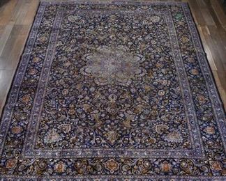 12.6'X10' Antique Handmade Nain Habibian Persian Rug