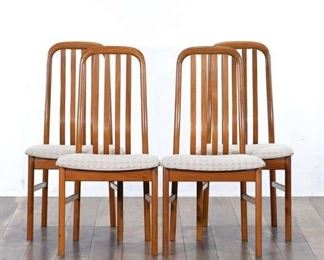 Set 4 Danish Modern Dining Chairs