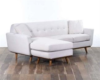 Aeon Mid Century Style Reverse Chaise Sectional 