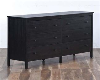 Ikea Koppang Black Finish Long Dresser