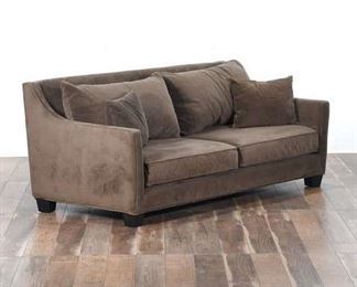 Jonathan Louis Contemporary Mocha Sofa