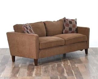 Coaster Contemporary Cocoa Brown Loveseat 