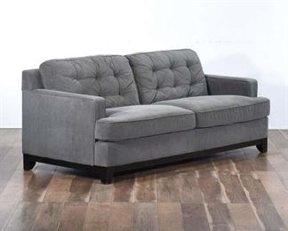 Klaussner Meisel Battleship Tufted Sofa