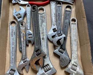 Chocie crescent wrench, vintage Jamestown, forged USA, &  Huskey - $5 choice
