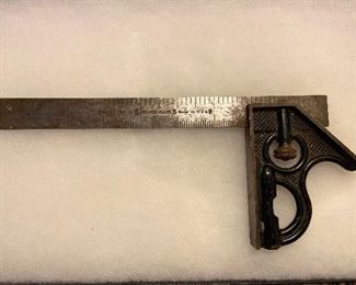 Vintage CI Square Ruler Bates Mfg. - $10