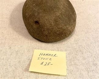 Indian Artifact Hammer Stone Tool - $25