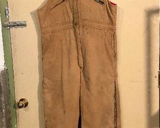 Vintage "1980's" Key Overalls, shows wear zippers works, size Large Regular - $30