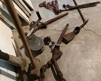 Various iron tools - Choice $5