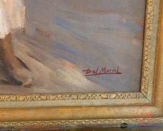 Original Large Painting by MANUEL DEL MORAL HIDALGO