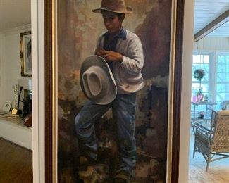 Original Large Oil On Canvas by DAVID FERN