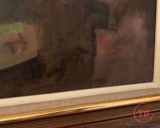 Original Large Oil On Canvas by DAVID FERN