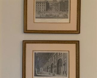 Framed Lithographs