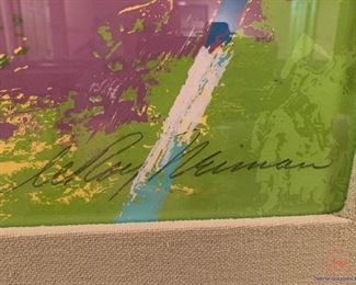 Large Numbered Serigraph "Match Point" by LEROY NEIMAN - 260/300
