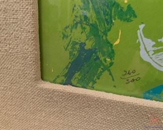 Large Numbered Serigraph "Match Point" by LEROY NEIMAN - 260/300