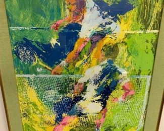 Large Numbered Serigraph "Match Point" by LEROY NEIMAN - 260/300