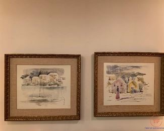 Original Watercolors by ALFRED BIRDSEY