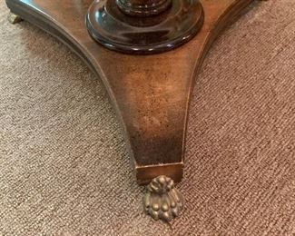 Frederick Cooper Table Lamp with Brass Claw Feet