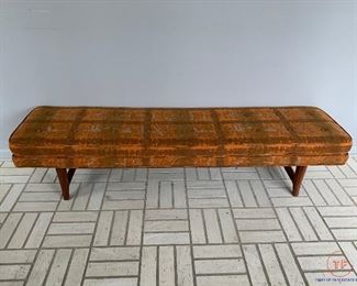 EDWARD WORMLEY for DUNBAR MCM Mid Century Modern Bench - 5 1/2' Length