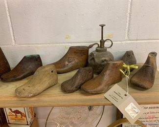 Antique Wooden Mannequin Feet