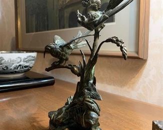 Animalier Bronze Bird Group by ALPHONSE ALEXANDRE ARSON