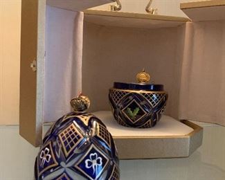 FABERGE "Winter Egg" by Theo Faberge with Original Display Box - No483/750