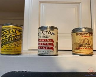 Vintage Snuff Tins