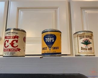 Vintage Snuff Tins