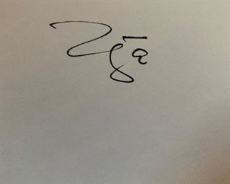 SIGNED Book on Art by ZUNIGA