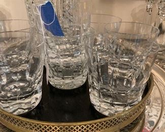 ST. LOUIS CRYSTAL - Double Old Fashioned Glasses