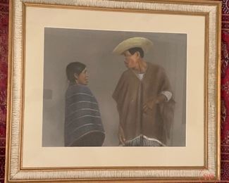 Pastels on Toned Paper by ANTONIO RAMOS BARBOSA