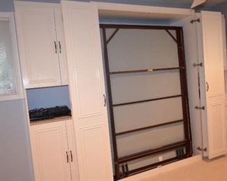 $1,000 Murphy Bed with side Cabinets was hardly used originally paid $4,000 few years ago.  