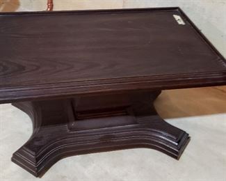 Small low pedestal table