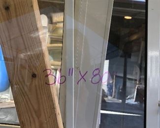 Exterior door measurements 36" x 80"