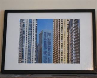 $50 - Framed  William Bengtson Chicago Architectural Photography / Photo / Photograph - 19.75" x 13.75"