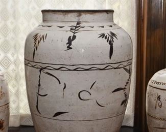 $450 - Chinese Ming Dynasty Pottery Jar - 24.5" H