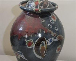 $100 - Art Pottery Jar - 13" H