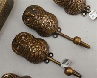 $10 for Pair - Pair of Owl Wall Hooks (another pair)