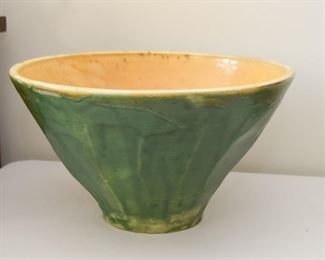 $1,200 - Very Large Handmade Art Pottery Bowl (David Garland)- 15.25" Dia x 8.75" H