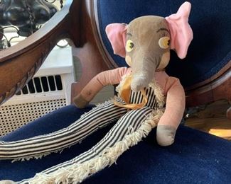 $15 - Elephant Rag Doll - 21" L